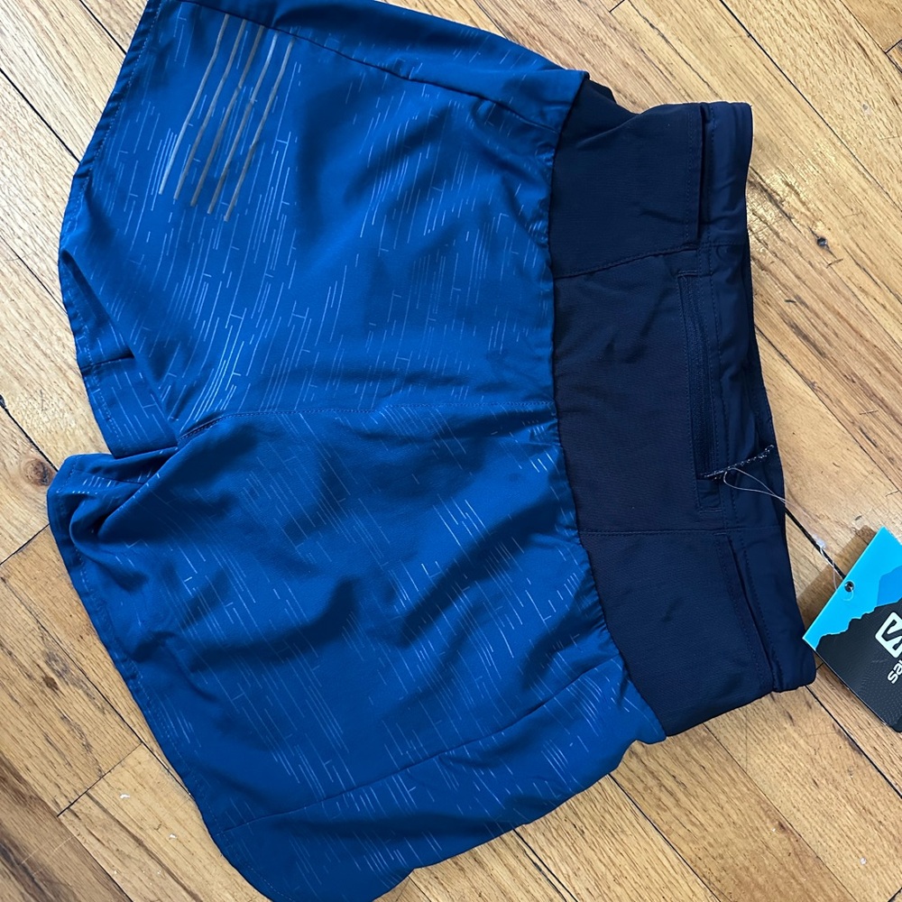 Salomon dark blue Women's Athletic/Running Shorts, NWT, xs - Picture 2 of 7